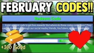 ALL FEBRUARY CODES!! | Build a Boat for Treasure ROBLOX