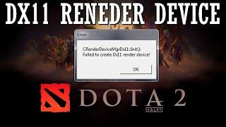 How to Fix Dota 2 Dx11 Render Device Problem | Fix Dota 2 Failed to Create dx11 | 100% Working 2025