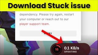 Valorant Download Stuck Issue - 2025 - We Couldn't Install a Required Dependency - Fix