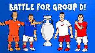 The Battle to WIN Group D (Euro 2024 Netherlands 2-3 Austria France 1-1 Poland)