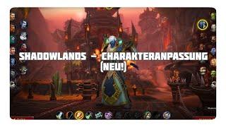 WoW Shadowlands; Das neue System der Charakteranpassung