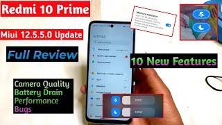 Redmi 10 Prime miui 12.5.5.0 update Full Review | Redmi 10 Prime miui12.5 enhance update full Review