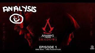 Video analysis | Assassin's Creed Shadows | One Duo - Two Playstyle