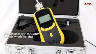 Portable Oxygen Gas Detector with PC Interface