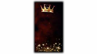 King Crown Tamplate video background | Colour light effect | kinemaster template black screen status