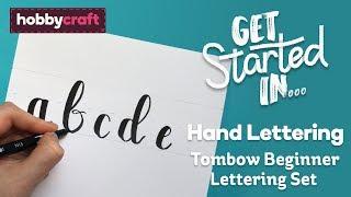 Tombow Beginner Hand Lettering Set | Hobbycraft