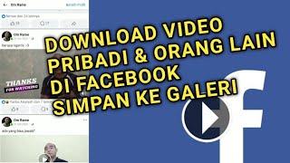 Cara Download Video di Facebook Tanpa Aplikasi