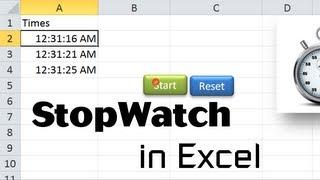 Excel VBA Tips n Tricks #18 Stopwatch in Excel