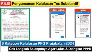 Pengumuman Kelulusan Tes Substantif PPG Prajabatan 2024 ~ Langkah Selanjutnya Agar Lulus PPG & PPPK