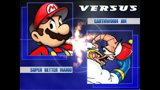 Mugen Sper Better Mario vs Earthworm Jim