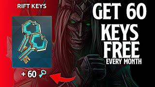 how to get rift keys for free - shadow fight 4 arena