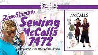 SewSream: McCalls 7472: Button from Raglan shirt. Chapters #timestamps