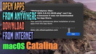 FIX Can't open apps from unidentified developer on macOS Catalina