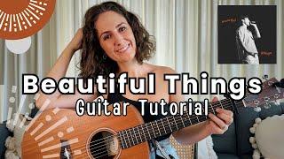 Beautiful Things - Benson Boone [Guitar Lesson Tutorial] Beginner Guitar strumming and picking