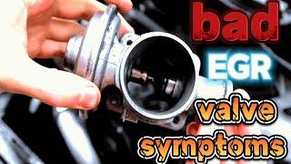 8 Symptoms of bad egr valve