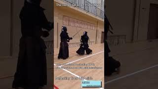 【Kendo:technique】Combination of HIKIWAZA (Deflecting from URA side )  #shorts