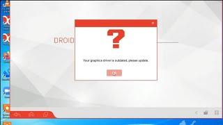 Your Graphics Driver is Outdated Please Update solve eror in droid 4x || Droid 4x eror|| Qadir Gamer