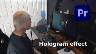 Hologram effect  in ( Premiere Pro )