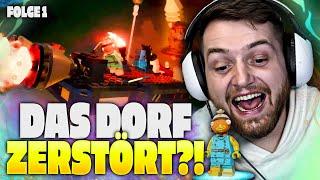  Nach UPDATES noch VIEL GEILER?!! Das Fluggerät CRASHT in unsere Basis  Folge 1 | Lego Fortnite