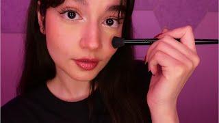 ASMR Sit Back & Relax While I Apply My Makeup | Tapping, Whispering, Rummaging