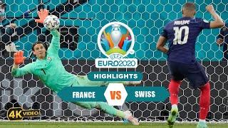 France (3)(4) ● (3)(5)  Switzerland | Round Of 16 #Euro 2020 Ultra HD 4k [ EXTENDED HIGHLIGHTS ]