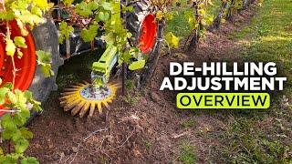 De-hilling Vineyards | ACS Vineyard Weed Management & Overwintering