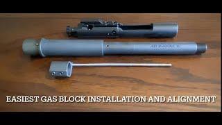 Easiest Gas Block Installation and Alignment