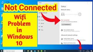 Not Connected | WiFi Not Showing in Settings on Windows 10 in HINDI | Fix WiFi Problem | Tips&tricks