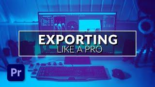 How To Export a Video in Adobe Premiere Pro - TUTORIAL