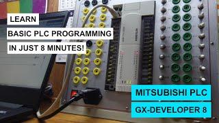 MITSUBISHI PLC PROGRAMMING | GX-DEVELOPER 8 SOFTWARE