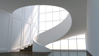 How to model an interior spiral stair in Sketchup