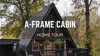 A-Frame Cabin Tour (fully renovated 1970s cabin!)
