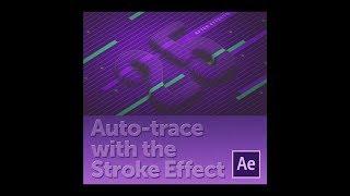 Auto-Trace image with the stroke effect in After Effects