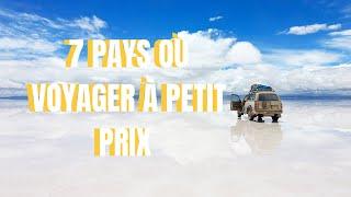 Où voyager avec un petit budget ? (Europe, Asie et Amérique du Sud!!!)