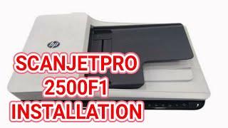 install HP Scanjet pro 2500 f1