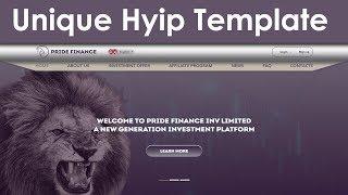 Buy Custom HYIP theme.For Gold Coder Script