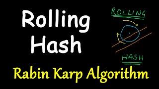 Rolling hash | Rabin karp algorithm | Pattern searching