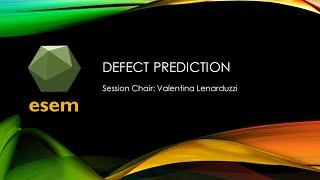 ESEM 2021: Defect Prediction Session