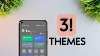 Top 3 Miui 12 VIP Themes | MIUI Theme Customization | Control Centre MIUI 12