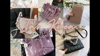 SHOPEE HAUL SLINGBAG UNDER 100K||TAS KOREA TAS IMPORT