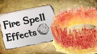 How to Make Fire Spell Effects for D&D