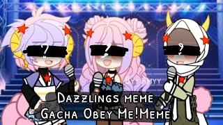 Dazzlings meme||Gacha Obey Me!||By: Amyy