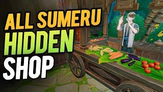 All 12 Sumeru Hidden Shop Location