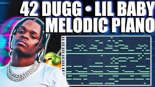 HOW TO MAKE MELODIC PIANO BEATS FOR 42 DUGG & LIL BABY | FL STUDIO MUSIC THEORY TUTORIAL 2022