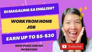 NON VOICE JOB FOR STUDENTS & MOM. Earn upto $50 dollars per gig!| NO INTERVIEW