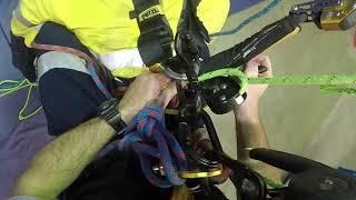 IRATA L1: Basic descent rescue using separate ropes