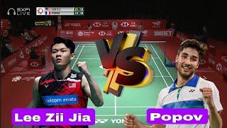 AMAZING MATCH PLAYER | LEE ZIA JIA (MAS) VS POPOV (FRA)