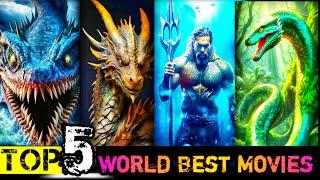 Top 5 World Best  Movies | Hindi Dubbed |  5 Adventure Movies List | Top 5 Movies #video