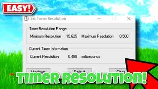 How To Use Timer Resolution The Right Way! Fix Input Delay! Updated (2024) FIX!