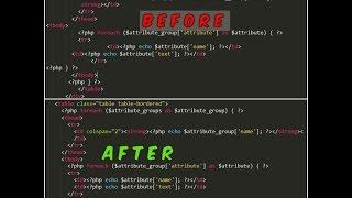 sublime beautify php and html code